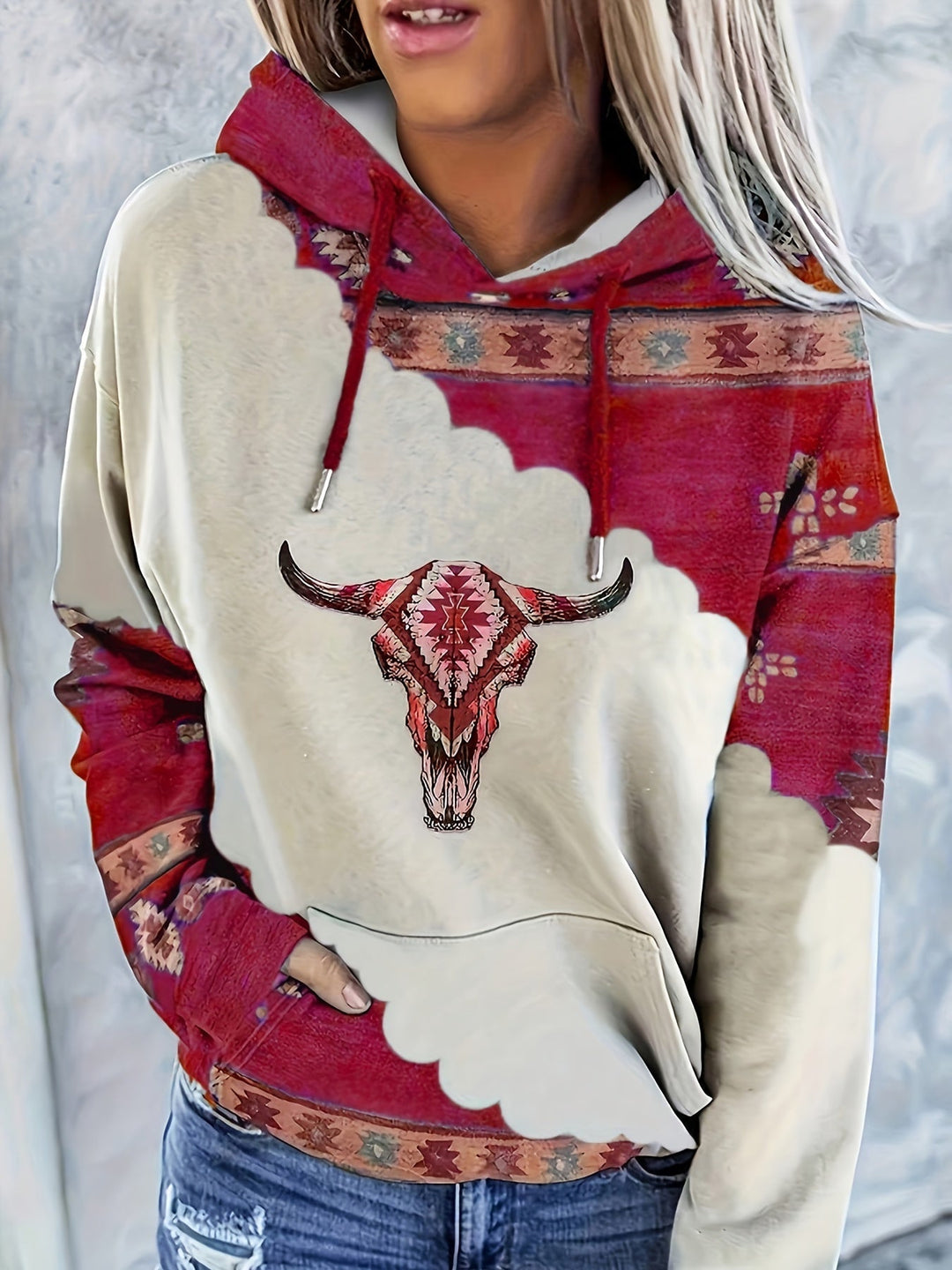 Jenna | Vintage Western-Inspired Hoodie
