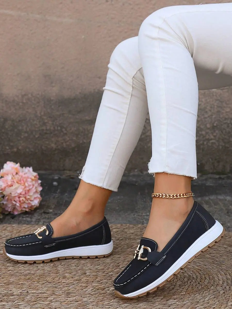Zinnia | Chain Link Loafers for Women