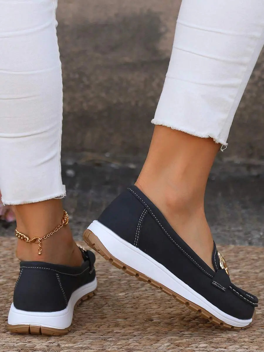 Zinnia | Chain Link Loafers for Women