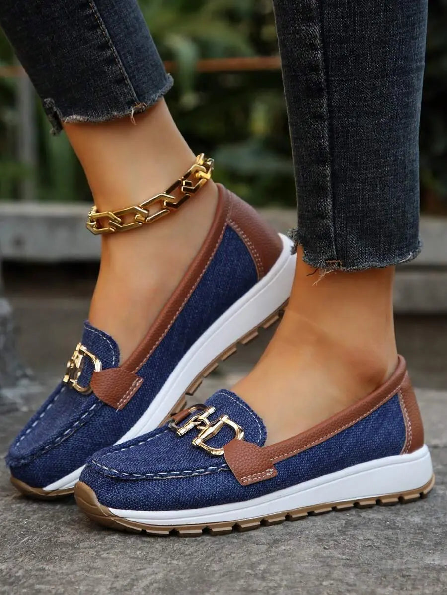 Zinnia | Chain Link Loafers for Women
