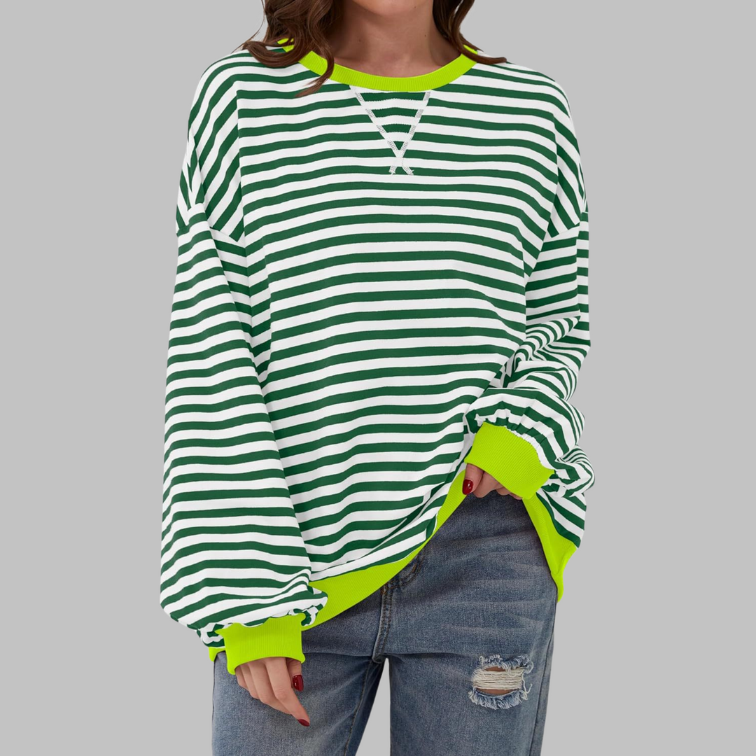 Avery™ | Soft Striped Long Sleeve Top