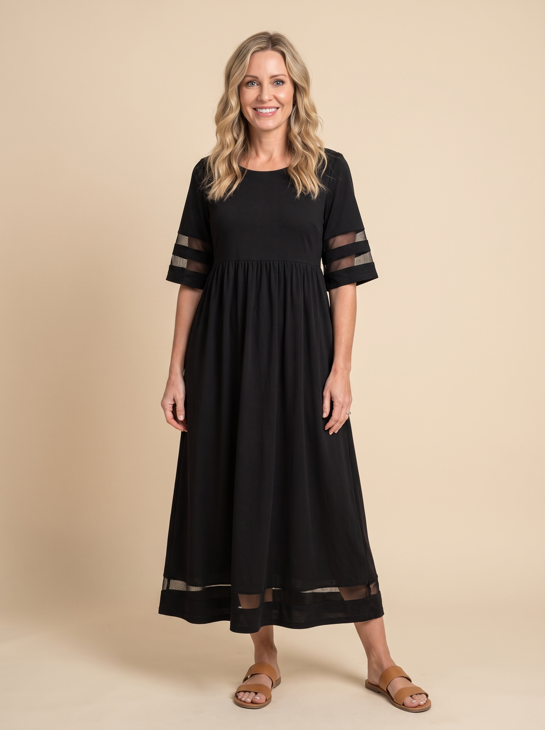 Diane™ – Flattering Tummy-Smoothing Midi Dress