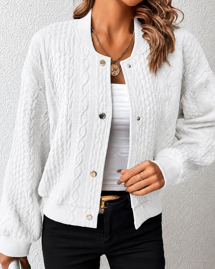 Kymbrea - Cozy Button-Up Cardigan