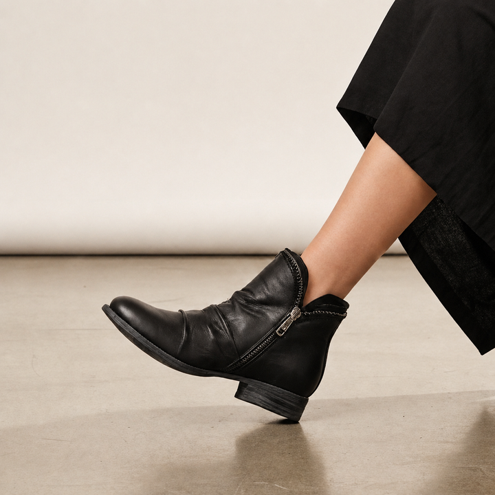 Julie - Trendy Zipper Boots