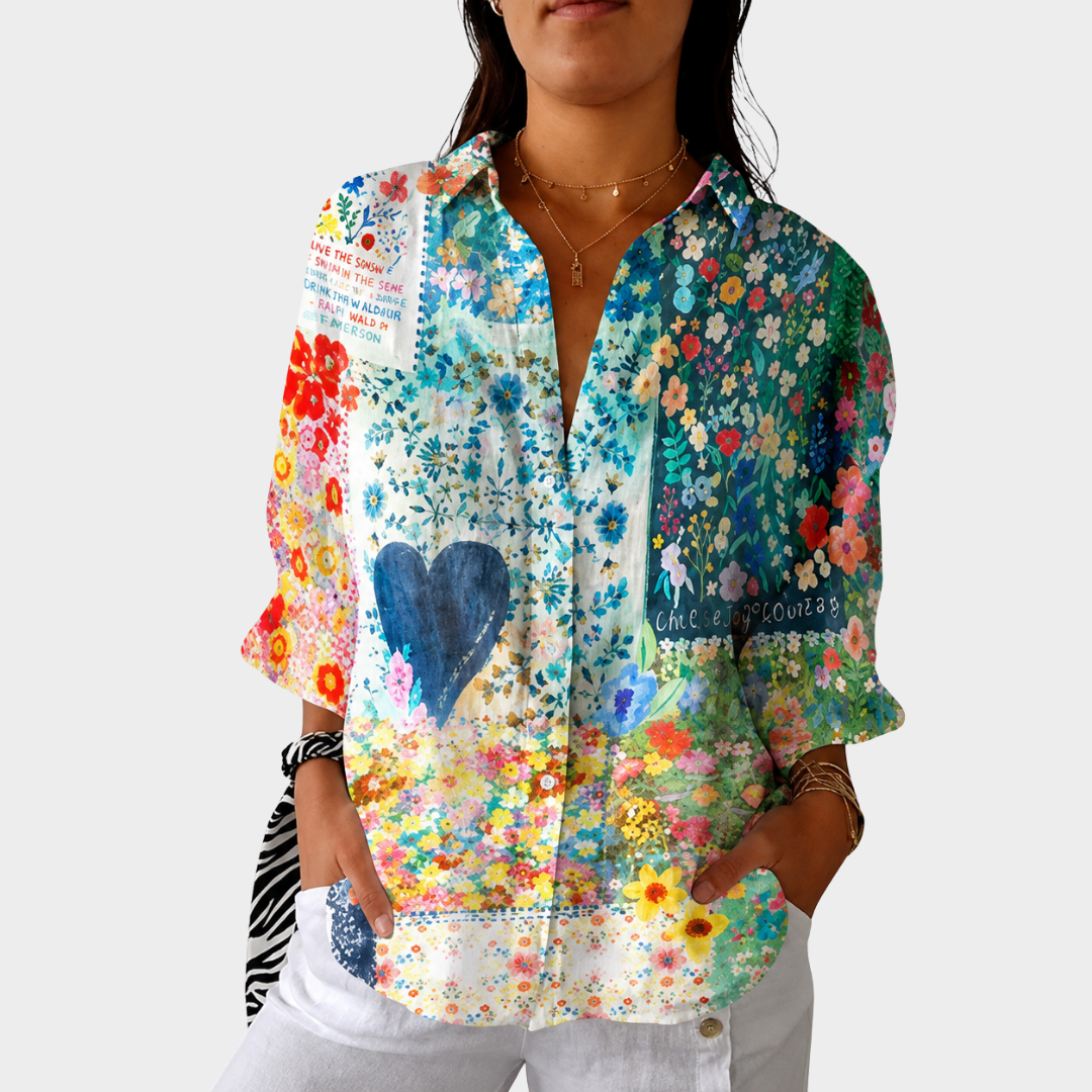 Teresa - Whimsical Bloom Blouse