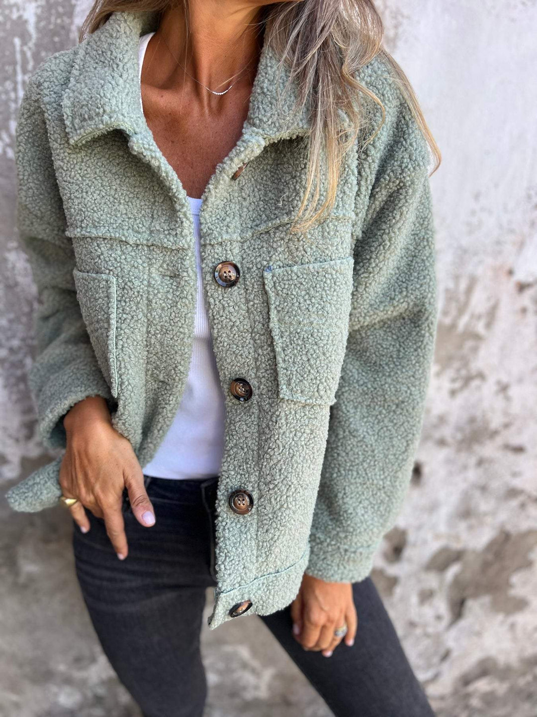 Riley™ | Cozy Button-Up Jacket