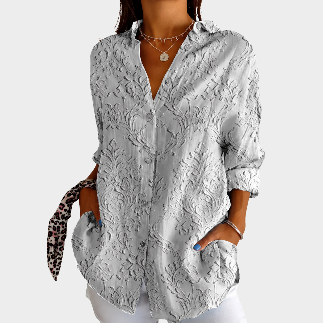 Doris - Elegant Pattern Blouse