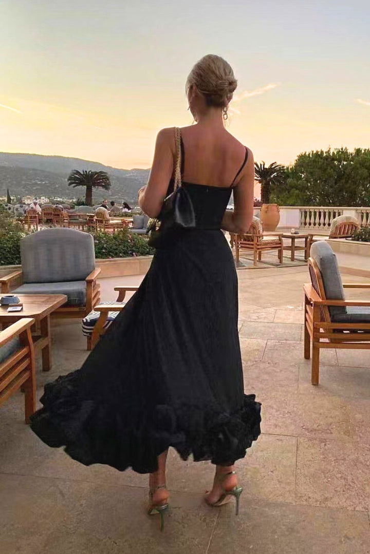 Dahlia | Wedding Guest Sleeveless Maxi Dress for Women