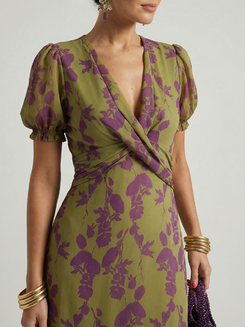 Julia & Ava™ | Relaxed Floral Midi Dress