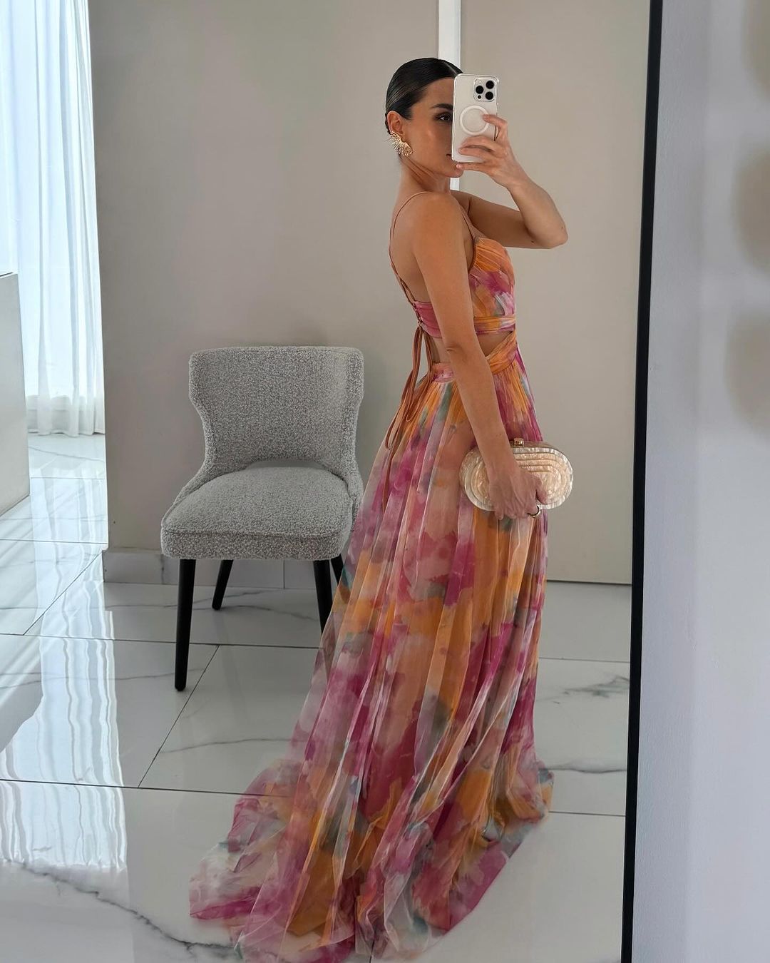 Women’s Elegant Floral Maxi Dress