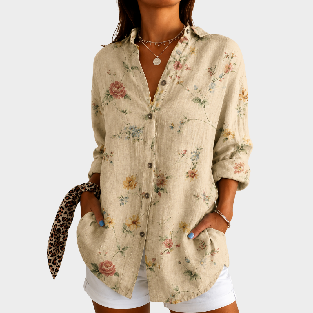 Alice - Delicate Floral Shirt
