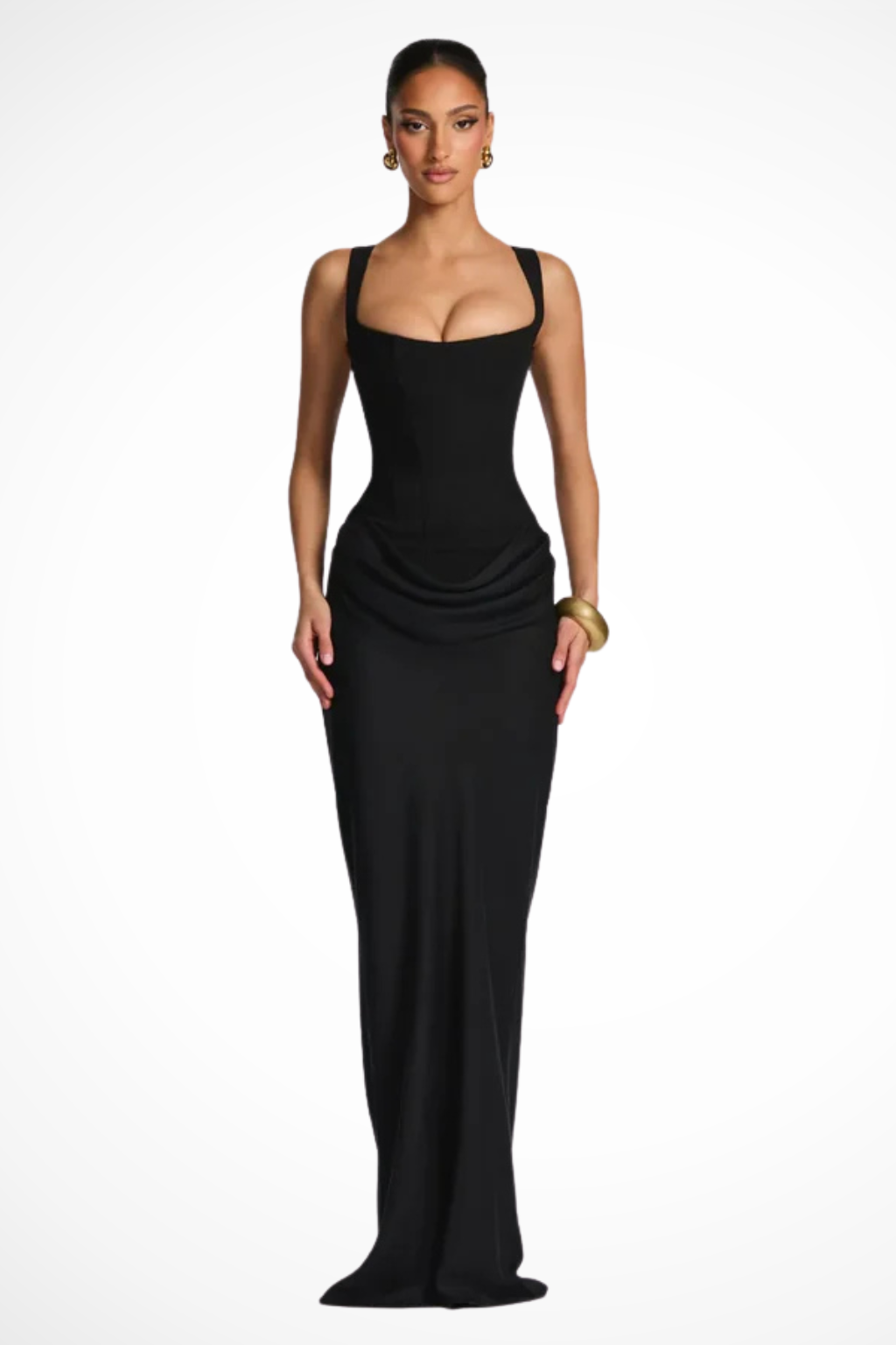 Women’s Sleeveless Bodycon Maxi Evening Wedding Guest Dress