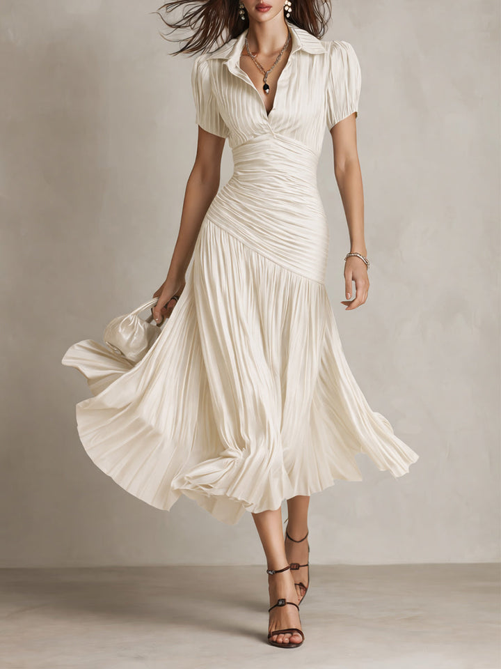 Frances ∙ Retro Striped Midi Dress