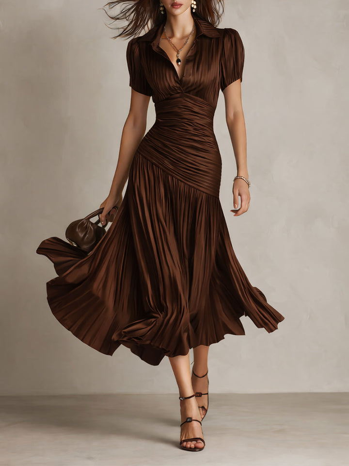 Frances ∙ Retro Striped Midi Dress