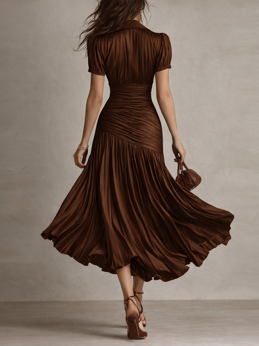 Frances ∙ Retro Striped Midi Dress