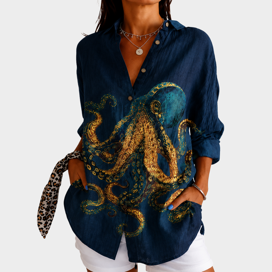 Sherry - Artistic Coastal Shirt