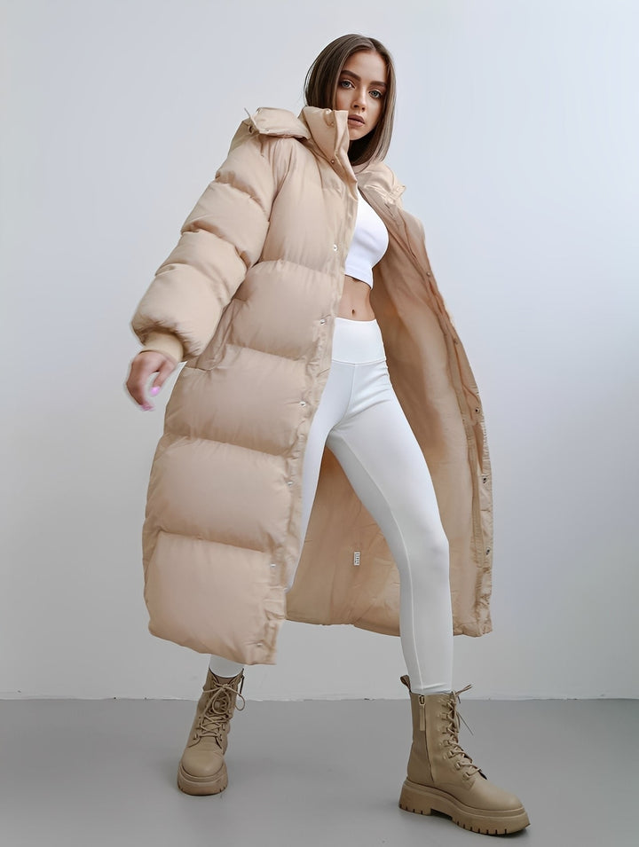 Eloise - Modern lightweight coat with hood for women