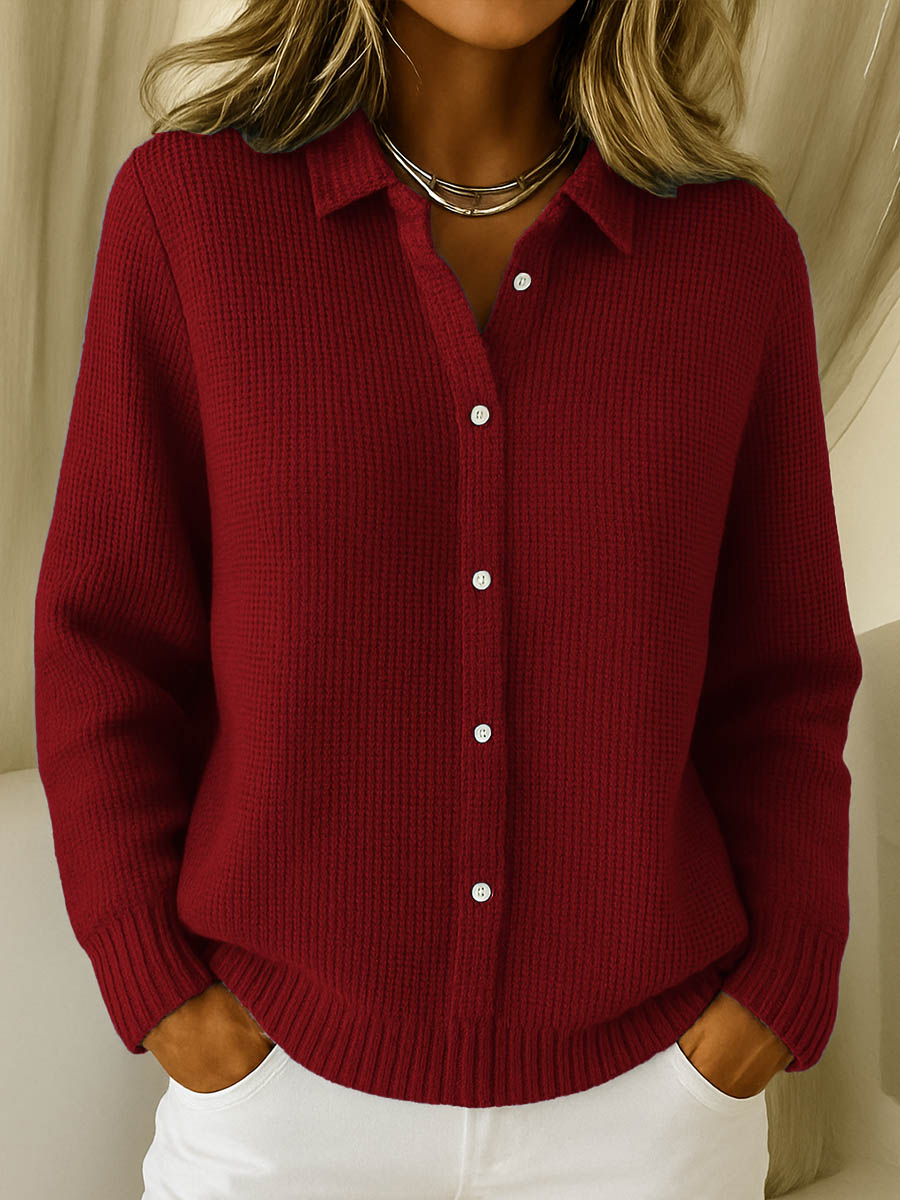 Harper™ | Classic Knitted Button Cardigan