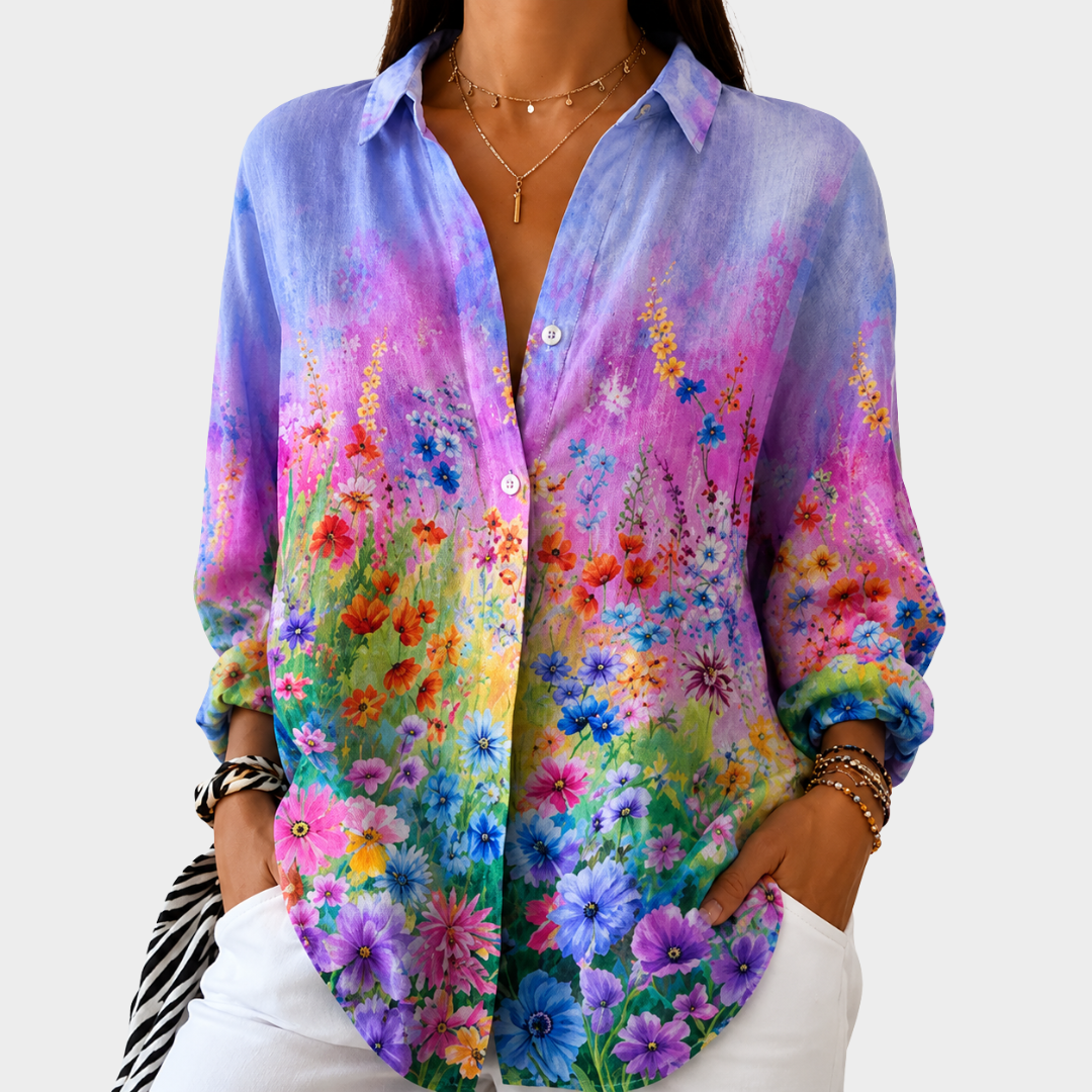 Barbara - Spring Garden Blouse