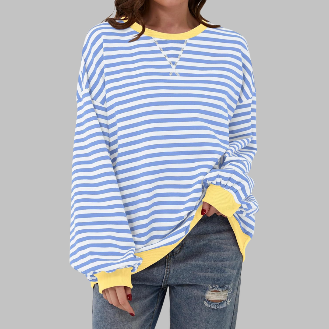 Avery™ | Soft Striped Long Sleeve Top