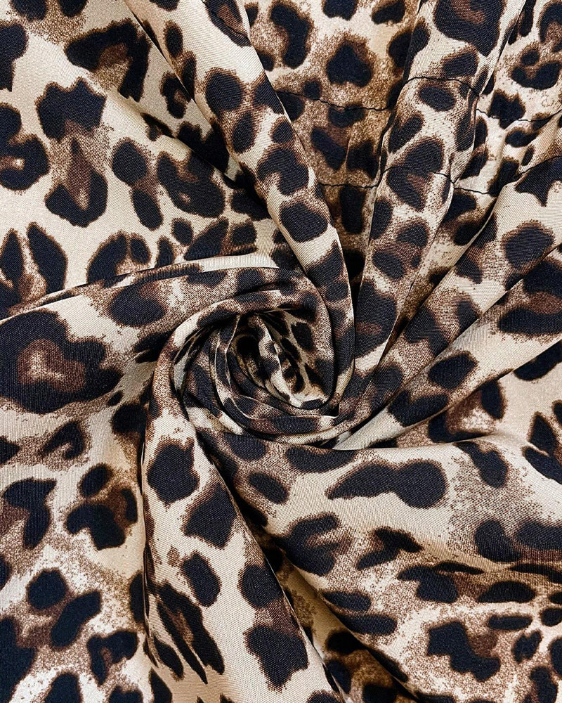 Farida | Zip-Up Reversible Leopard Print Coat for Women