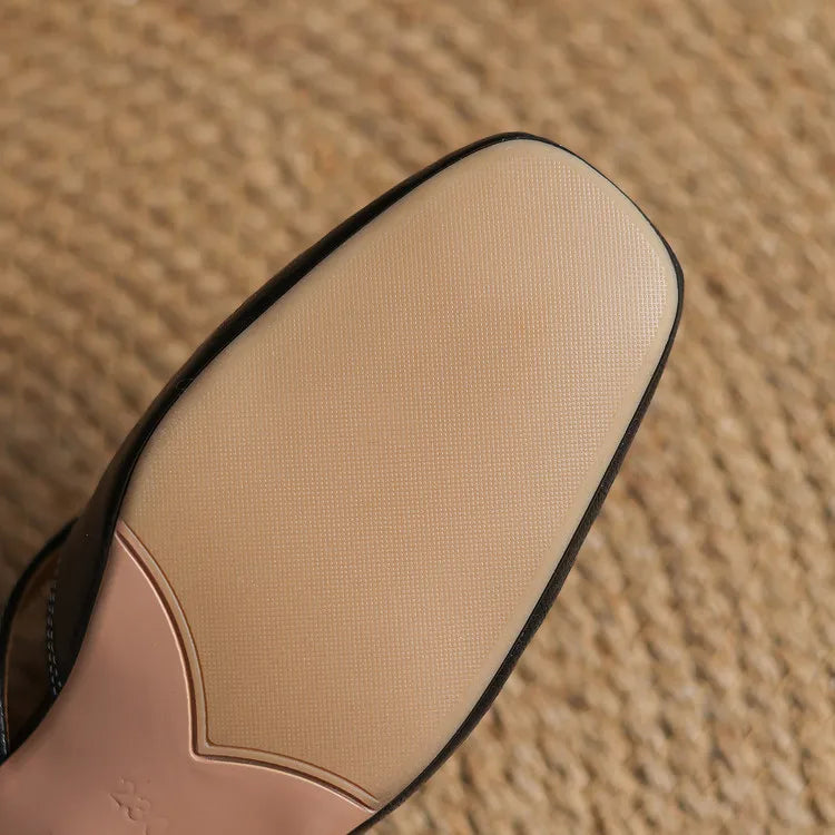Andie Genuine Leather Mules