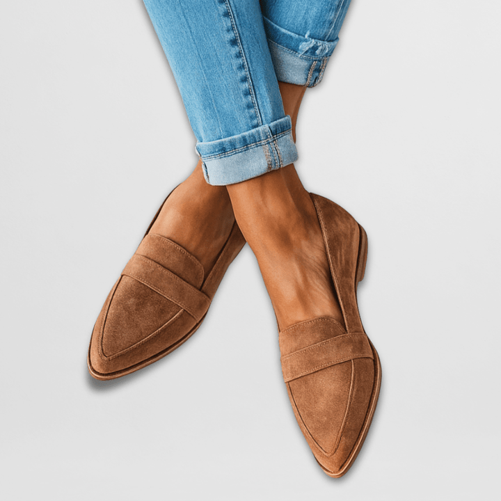 Helen | Suede Loafers for Women