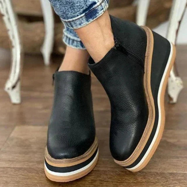 Riva | Platform Slip-On Chelsea Boots for Women