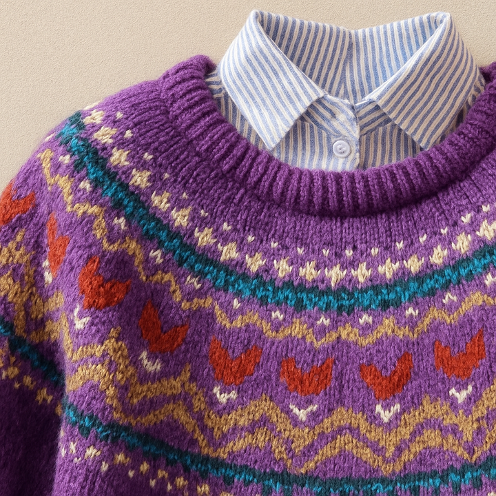 Solva™ | Timeless Vintage Knit Sweater
