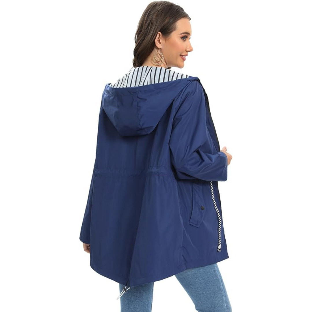 Noa | Hooded Zip-Up Parka Coat for Women