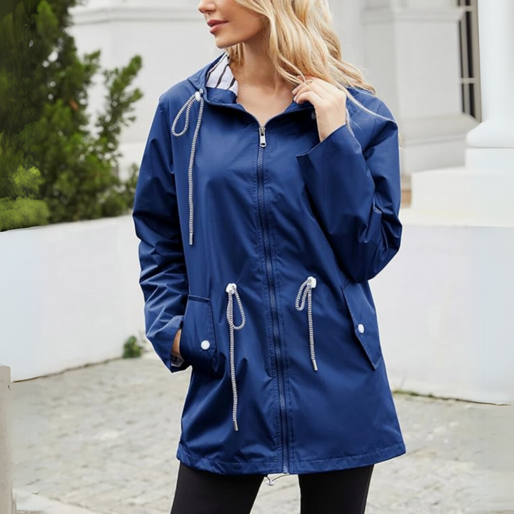 Noa | Hooded Zip-Up Parka Coat for Women