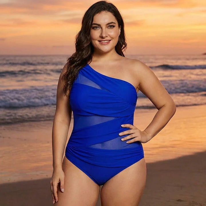 Nayla | Your Elegant One-Shoulder Swimsuit in Plus Size