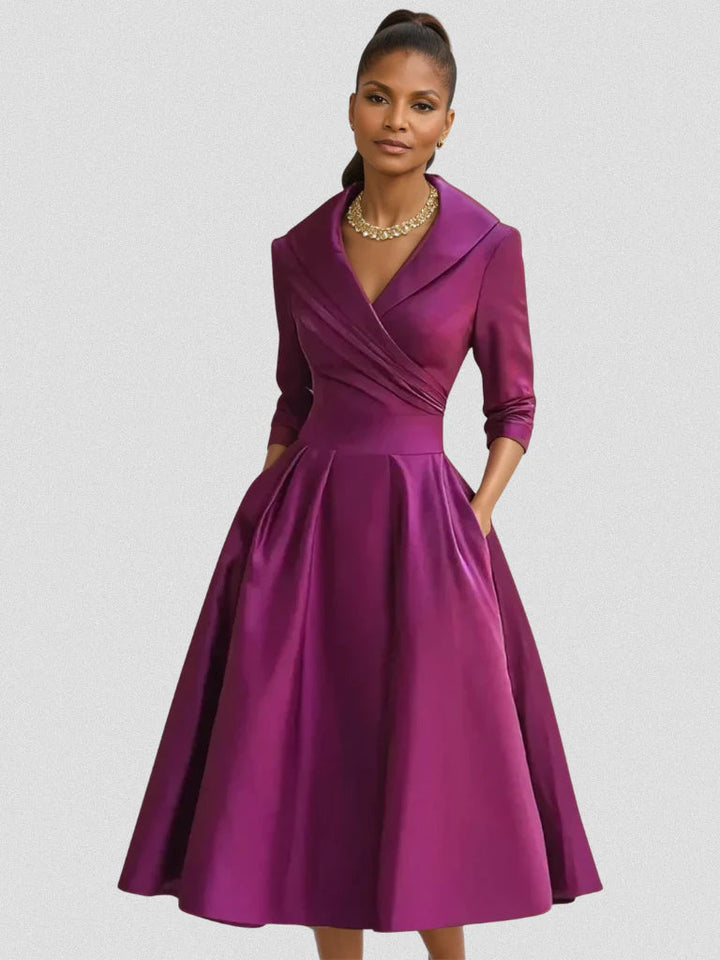 ZYRAH - Elegant Midi Dress