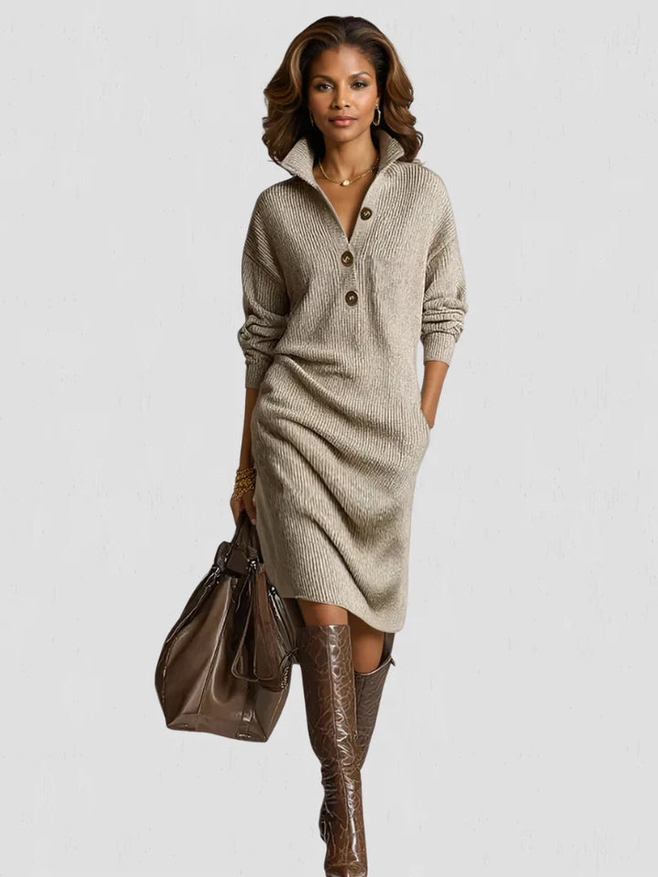 JUDI - Elegant Sweater Dress