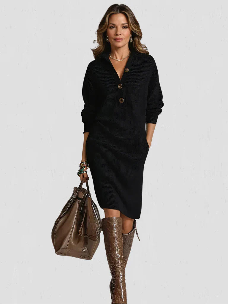 JUDI - Elegant Sweater Dress