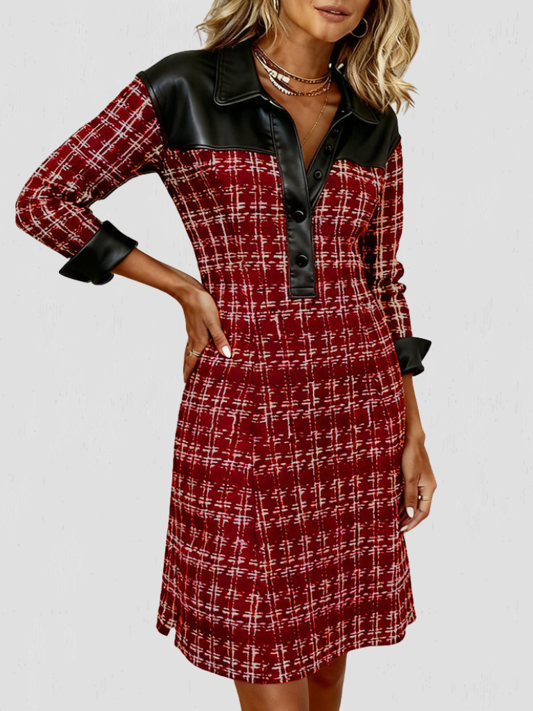 Abbey - Classic Monochrome Dress