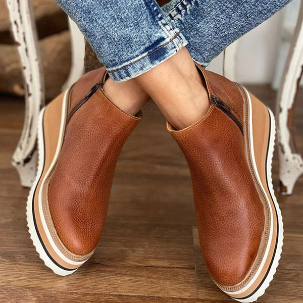 Charmaine | Platform Chelsea Boots with Slip-On for Women