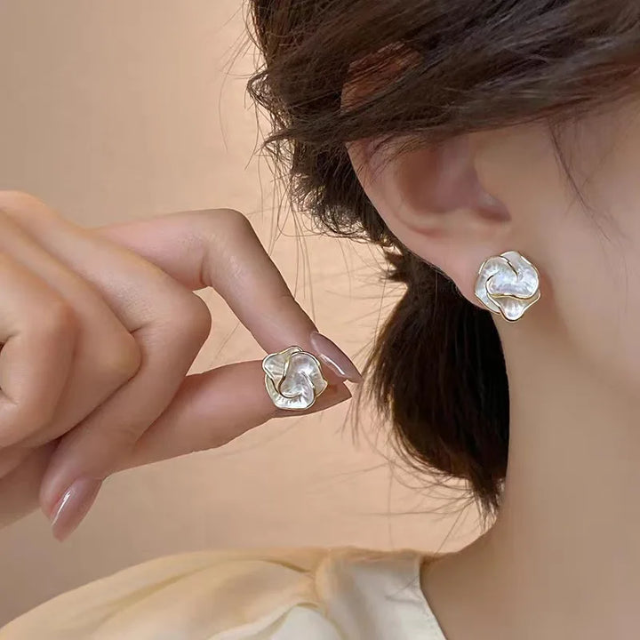 Pearl Blossom Earrings