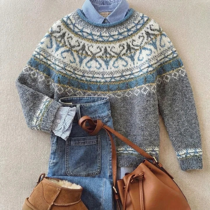 Vellaro™ | Chic Vintage Knit Sweater