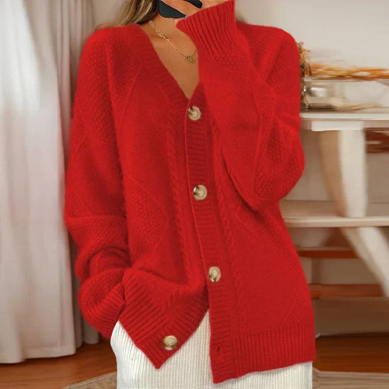 Hayden Éloise | Cable-Knit Cardigan