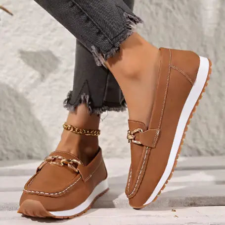 Zinnia | Chain Link Loafers for Women