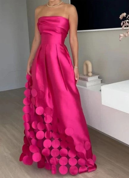 Clementine | Wedding Guest Strapless Maxi Dress for Women
