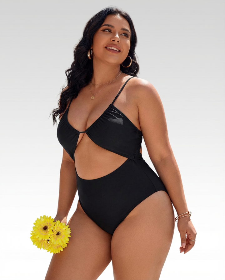 Serena | One-Piece Monokini with Cut-Outs and Tummy Control