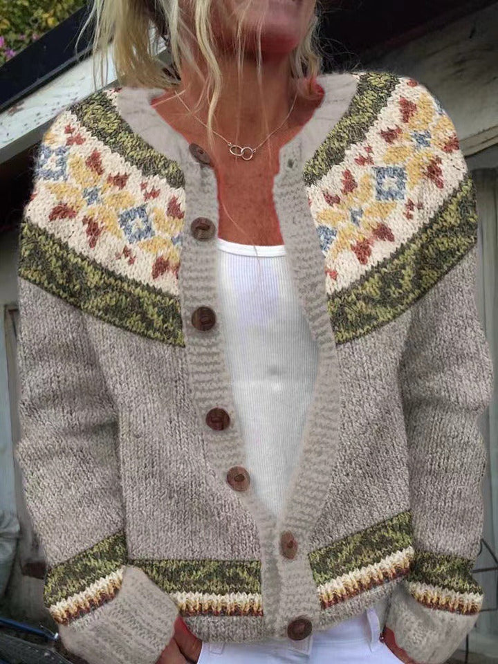 Vintage Icelandic Cardigan for Autumn