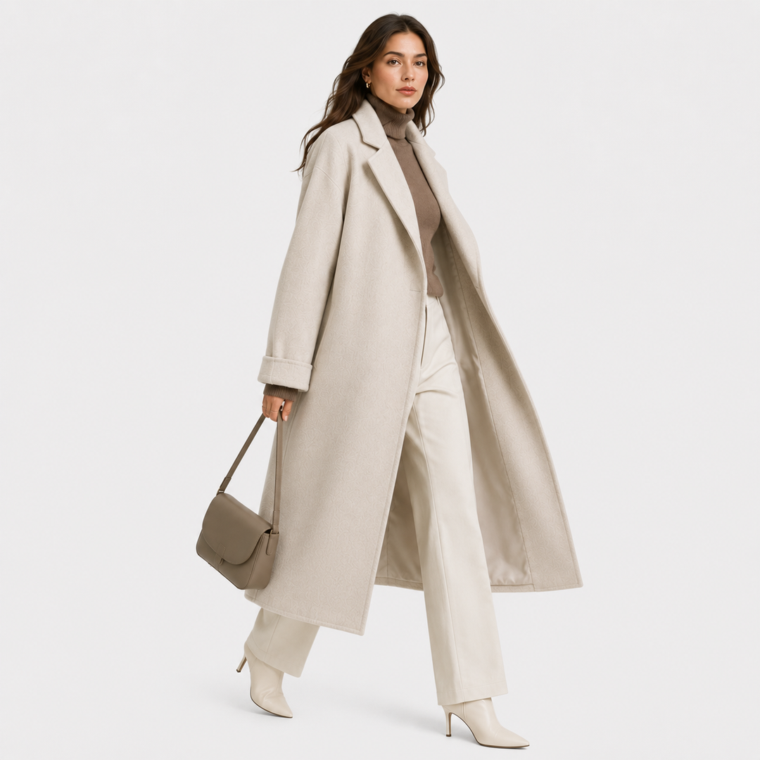 Women's Wrap Coat with Belt Classic Cold Weather Jacket