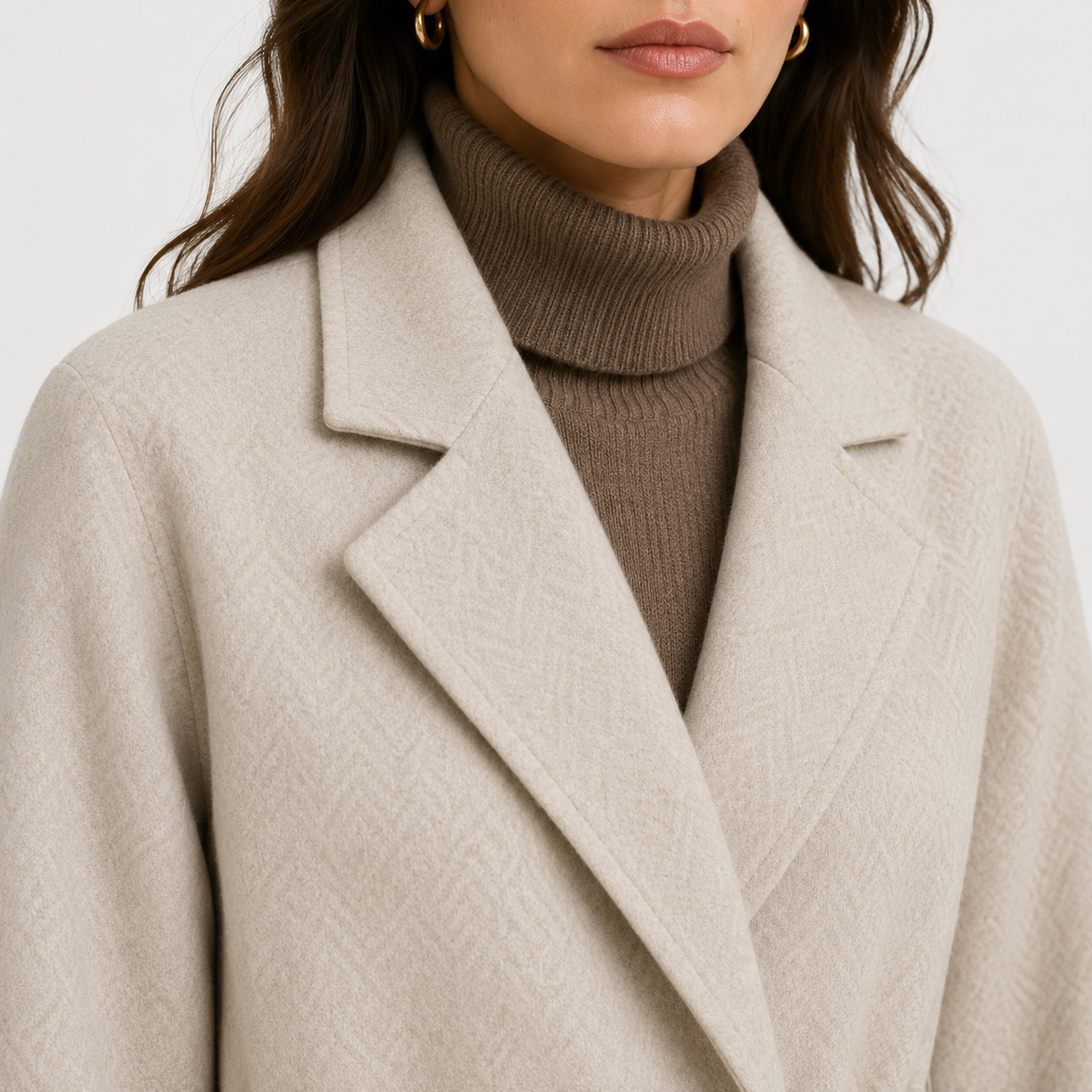 Women's Wrap Coat with Belt Classic Cold Weather Jacket