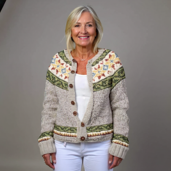 Vintage Icelandic Cardigan for Autumn