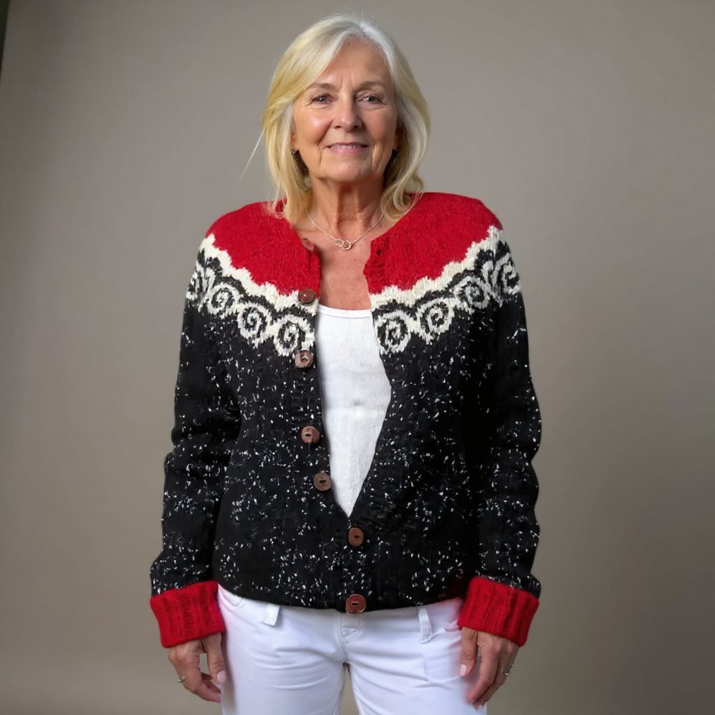 Taylor | Retro Island Knit Sweater