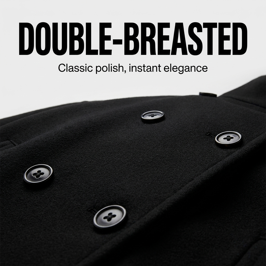 Raphaela | Double-Breasted Short Coat for Women