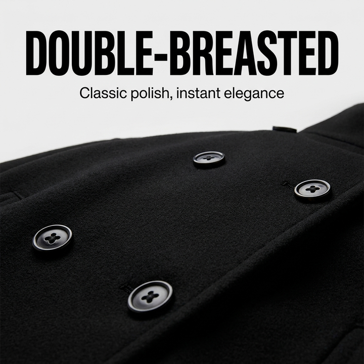 Raphaela | Double-Breasted Short Coat for Women